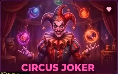 Circus Joker slot banner on tk71